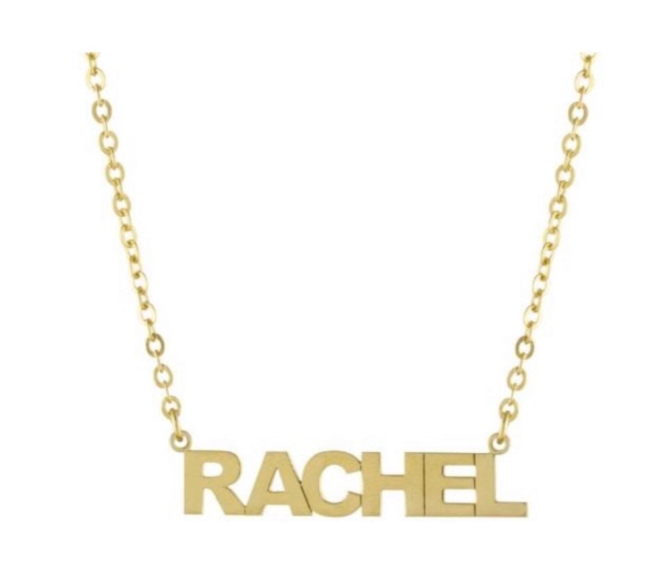 Personalized Name Necklace in Sterling Silver and 14K Gold Plated | name necklace | custom necklace | Choose from 7 style nameplates