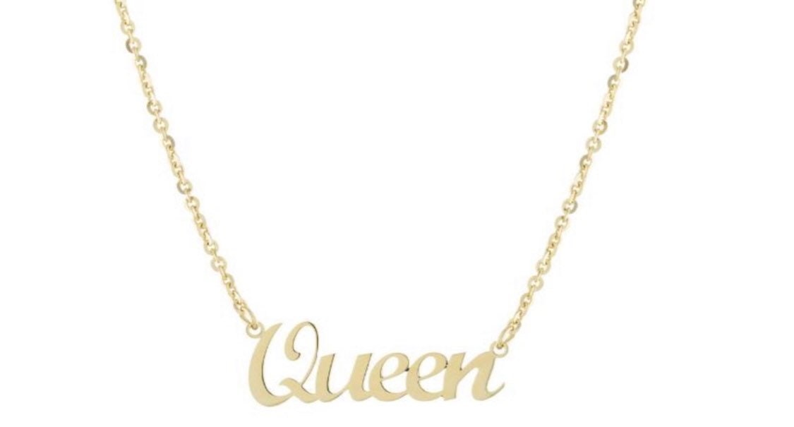 Personalized Name Necklace in Sterling Silver and 14K Gold Plated | name necklace | custom necklace | Choose from 7 style nameplates