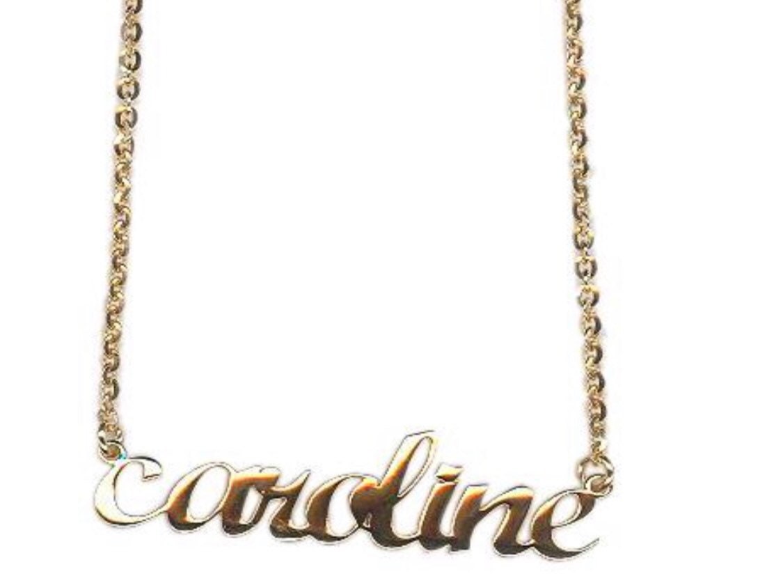 Personalized Name Necklace in Sterling Silver and 14K Gold Plated | name necklace | custom necklace | Choose from 7 style nameplates