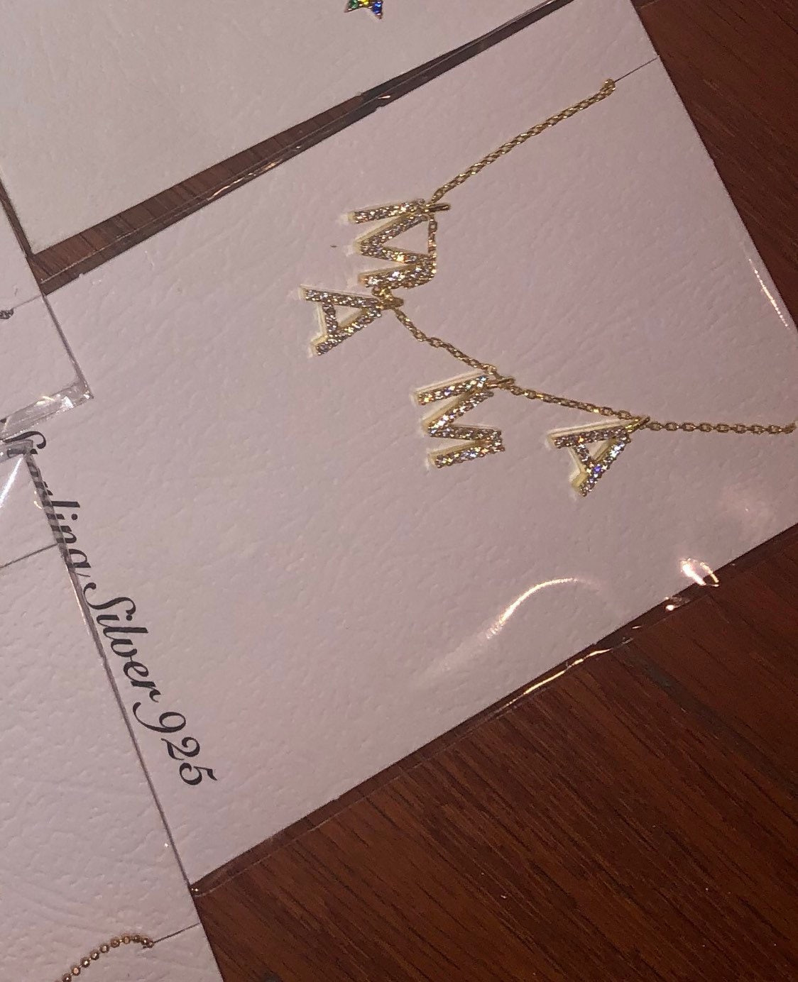 Mama Sterling Silver Women's Moms Mothers Necklace