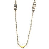 Mommy necklace with 2 names and a heart sterling silver