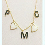Personalized custom mom mommy mothers necklace sterling silver charms