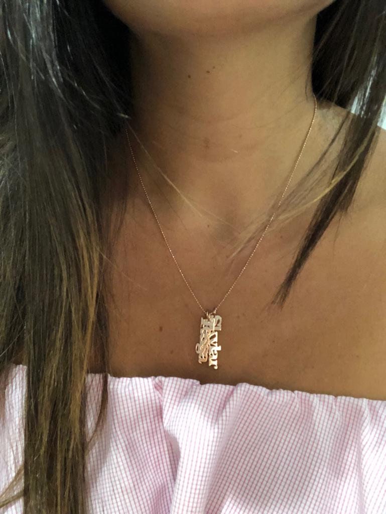 Personalized Charm Necklace | Sterling silver gold plated charm necklace | Mommy necklace with charms | mother’s charm necklace