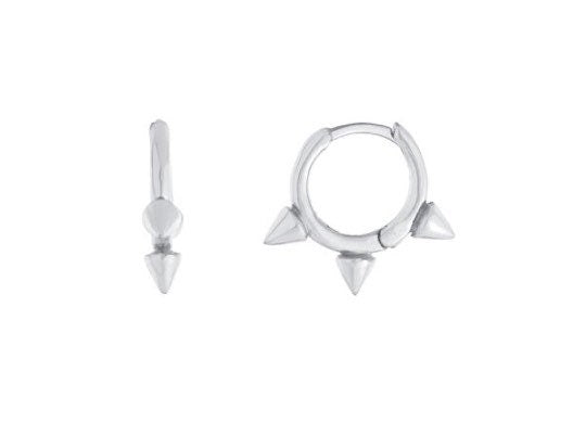 Gold/Silver huggies. Pave huggies. Solid huggies. Sterling silver and gold plated.