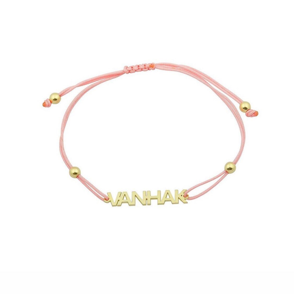 Nameplate string bracelet. Name bracelet. Personalized string bracelets. Custom string bracelets.