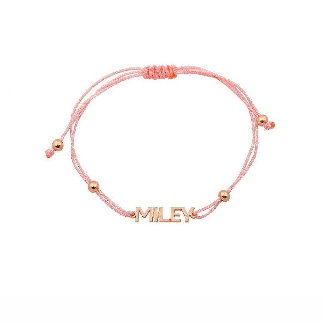 Nameplate string bracelet. Name bracelet. Personalized string bracelets. Custom string bracelets.