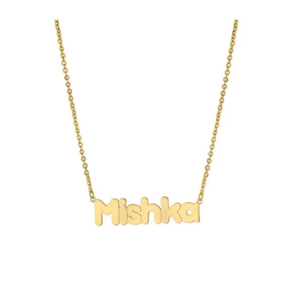 NEW personalized bubble necklace. Custom Alicia bubble nameplate. Personalized bubble necklace. Custom bubble necklace.