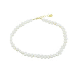 Fresh water Pearl anklet | sterling silver and gold plated Pearl anklet | Available in Gold or silver.