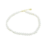 Fresh water Pearl anklet | sterling silver and gold plated Pearl anklet | Available in Gold or silver.