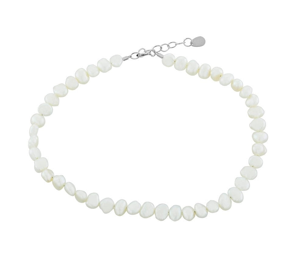 Fresh water Pearl anklet | sterling silver and gold plated Pearl anklet | Available in Gold or silver.
