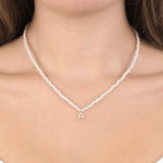 New Initial Pearl necklace| Initial pearl choker | Sofie pearl necklace |Trendy choker | Pave initial necklace | Personalized necklace