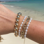 18K Gold filled mariner link bracelets in color gold. mariner bracelet in gold or silver. Chain link bracelet.