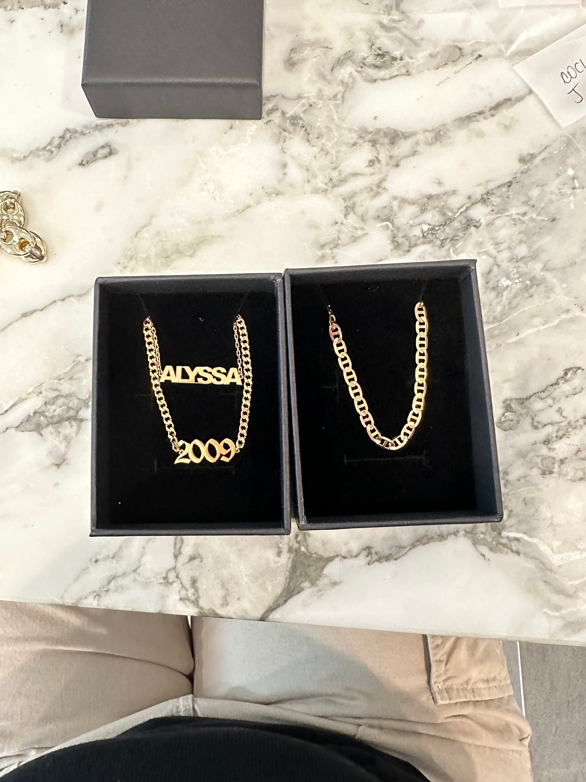 Cuban link personalized year bracelet | personalized curb link custom bracelet | year bracelet
