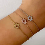 Star of David bracelets | sterling silver Jewish star bracelet | Jewish star bracelet | Star of David bracelet | Magen David bracelet
