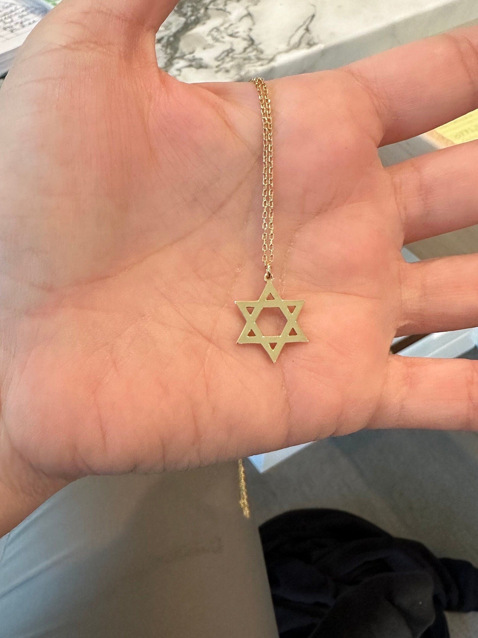 Star of David necklaces | Jewish star necklace | Pave Jewish star necklace | Star of David pave necklace | Magen David Necklace