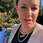 personalized pave outline necklace. As seen on Kaley Cuoco and Jamie Makeup. Personalized bubble necklace. Custom bubble name necklace.