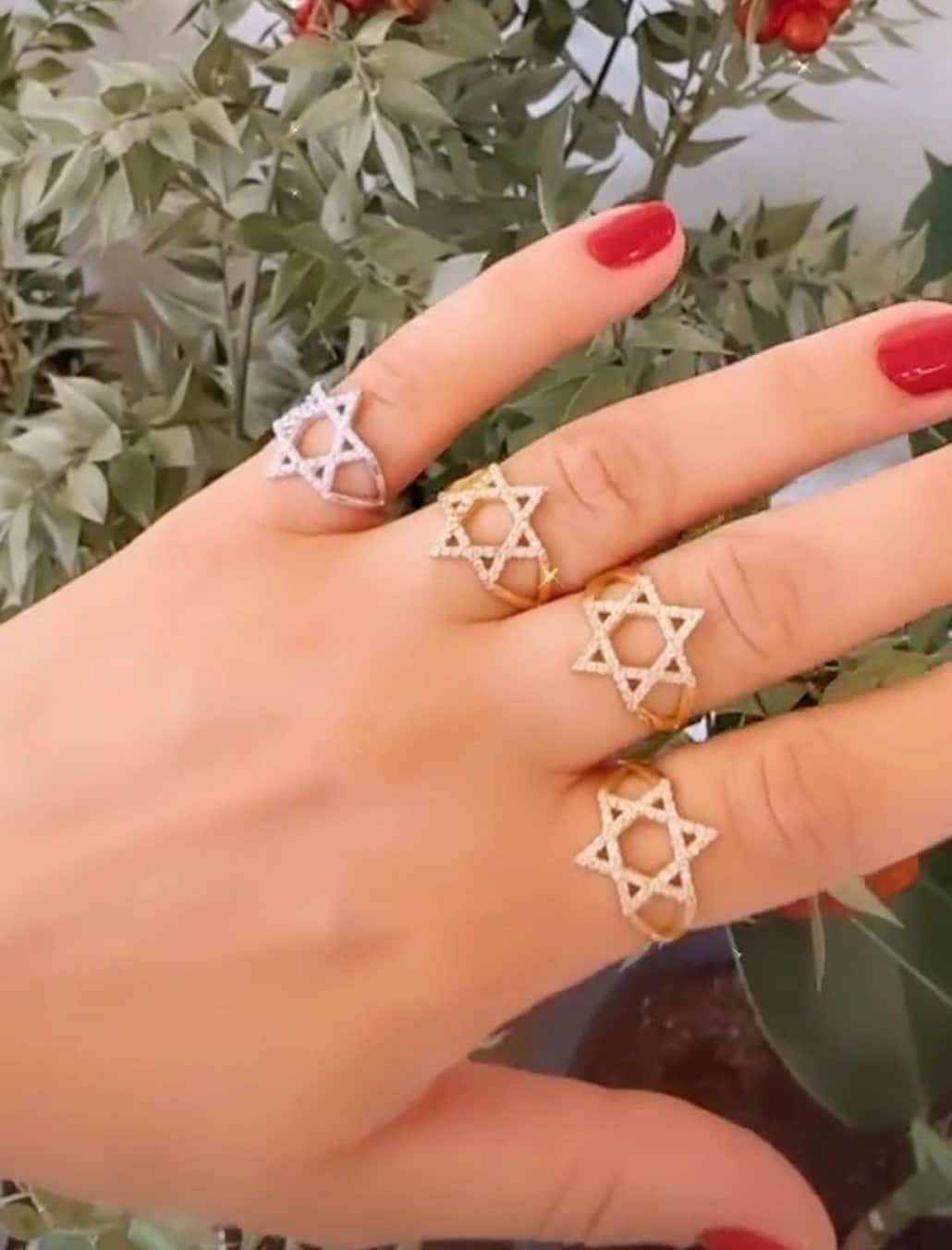 Chai ring | Star of David ring | Jewish star ring | חי ring | Hebrew jewelry | Jewish star jewelry |available in sizes 4-10!
