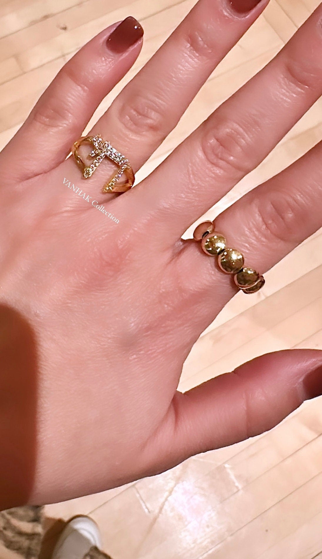 Chai ring | Star of David ring | Jewish star ring | חי ring | Hebrew jewelry | Jewish star jewelry |available in sizes 4-10!