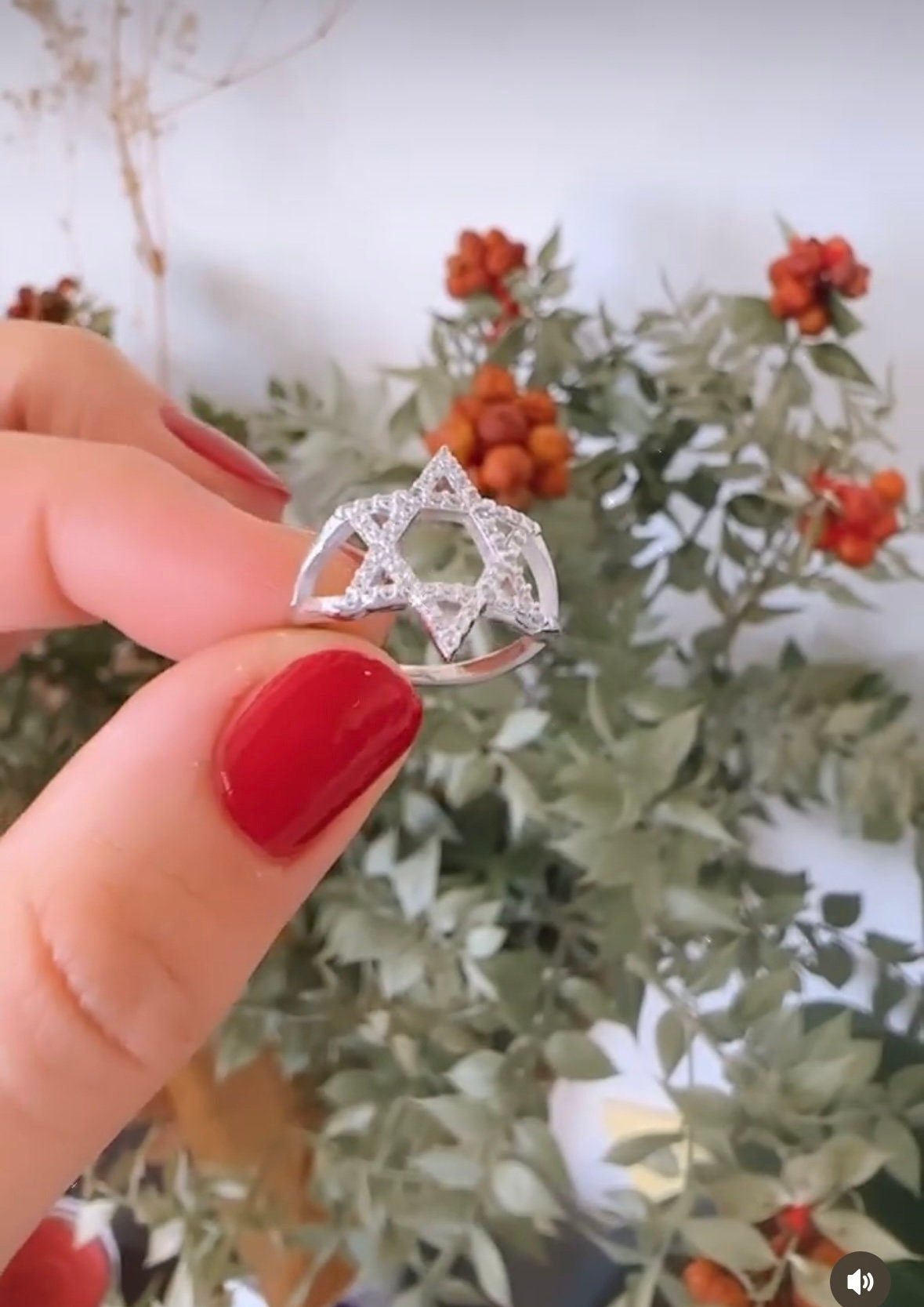 Chai ring | Star of David ring | Jewish star ring | חי ring | Hebrew jewelry | Jewish star jewelry |available in sizes 4-10!