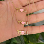 HaShem loves you necklace | chai necklace | HaShem (heart) you necklace | Jewish necklace