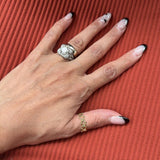 Jewish star Sophia ring | Star of David ring | all around Jewish star ring| Hebrew jewelry | Jewish star jewelry |available in sizes 4-9