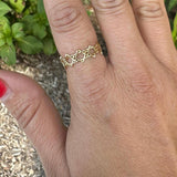 Jewish star Sophia ring | Star of David ring | all around Jewish star ring| Hebrew jewelry | Jewish star jewelry |available in sizes 4-9