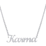 Personalized Name Necklace in Sterling Silver. choose from Scripts, lower case, upper case letters, nameplates!