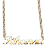 Personalized Name Necklace in Sterling Silver and 14K Gold Plated | name necklace | custom necklace | Choose from 7 style nameplates