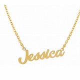 Personalized Name Necklace in Sterling Silver and 14K Gold Plated | name necklace | custom necklace | Choose from 7 style nameplates