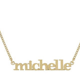Personalized Name Necklace in Sterling Silver and 14K Gold Plated | name necklace | custom necklace | Choose from 7 style nameplates
