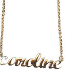 Personalized Name Necklace in Sterling Silver and 14K Gold Plated | name necklace | custom necklace | Choose from 7 style nameplates