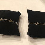 Sterling Silver and Custom/Personalized bracelet in silver or gold
