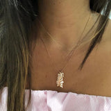 Personalized Charm Necklace | Sterling silver gold plated charm necklace | Mommy necklace with charms | mother’s charm necklace