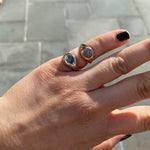 Sterling silver signet pinky ring in gold, rose gold or silver