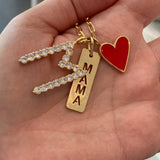 CHARMS! Enamel charms. Heart charm. Star charm. Personalized charms. Name charm. Letter charm. Date charm. Sterling Silver Gold Plated.