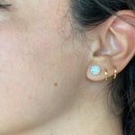 Gold/Silver huggies. Pave huggies. Solid huggies. Sterling silver and gold plated.