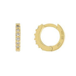 Gold/Silver huggies. Pave huggies. Solid huggies. Sterling silver and gold plated.