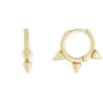 Gold/Silver huggies. Pave huggies. Solid huggies. Sterling silver and gold plated.
