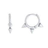 Gold/Silver huggies. Pave huggies. Solid huggies. Sterling silver and gold plated.