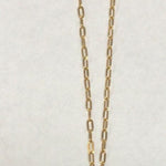 Initial lock necklace on a paper clip chain. Engraved. Personalized lock necklace. Sterling silver and 14K gold plated. Initial lock choker.