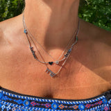 Sterling silver gold plated Hebrew name necklaces. Jewish name necklaces. As seen on Amanda hirsh “not skinny but not fat” NSBNF