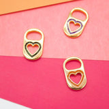 Soda Cap Charms. Pave soda cap Charms Choker/ necklace. Gold-filled.