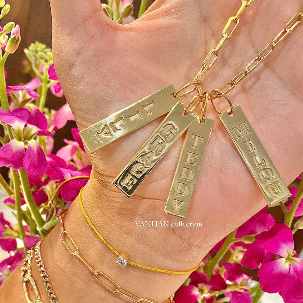 Create Your Own Charm Necklace ***As seen on Kathy Hilton*** Sterling Silver Gold Plated. Name charms. Personalized charms.