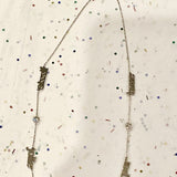 Mommy necklace with 1 2 3 4 5 6 names and bezel diamonds. Mom necklace. Mother’s necklace. Name necklace. With or without the diamonds.