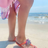 Pave Bubble curb chain anklet. Large Cuban Chain with Large Bubble Initial Anklet. The Alicia anklet.