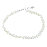 Fresh water Pearl anklet | sterling silver and gold plated Pearl anklet | Available in Gold or silver.