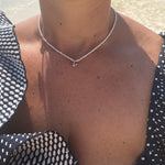 New Initial Pearl necklace| Initial pearl choker | Sofie pearl necklace |Trendy choker | Pave initial necklace | Personalized necklace