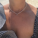 New Initial Pearl necklace| Initial pearl choker | Sofie pearl necklace |Trendy choker | Pave initial necklace | Personalized necklace