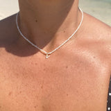 New Initial Pearl necklace| Initial pearl choker | Sofie pearl necklace |Trendy choker | Pave initial necklace | Personalized necklace