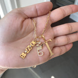 As seen on Tara Moni. Personalized Pave Name Charms. Diamond Charms. Custom name charms. Jumbo Initial charm. Date charm. Anniversary charm